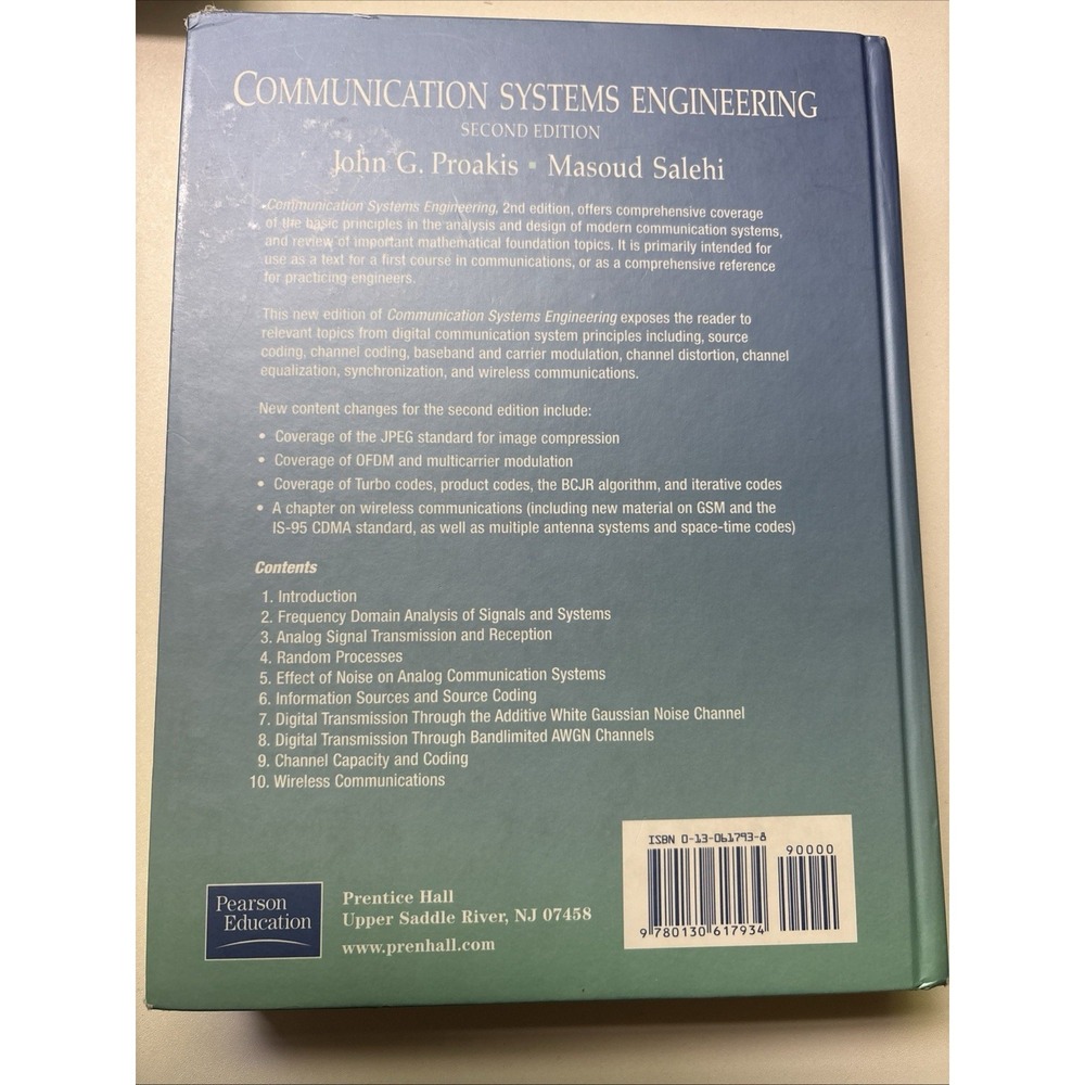 Communication Systems Engineering (2nd Edition) - Picture 3 of 7
